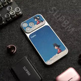グラフィティボーイ 小羊皮スマホケース カラーブロッキング 全 5 色 iPhone17ProMax/16Pro/15Pro/12 対応