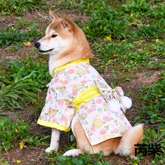 犬の服 夏用 薄手 浴衣 着物 柴犬 服 犬服 ペット服 ドッグウェア 散歩 抜け毛防止 花火大会 夏祭り 綿100% コットン 和柄 お祭り 小型犬 中型犬