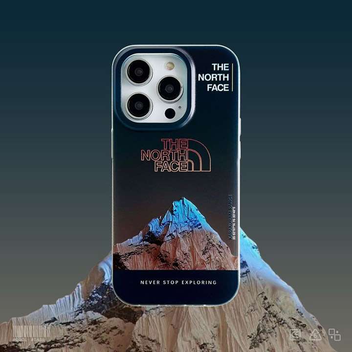[アーバンアウトドア] マウンテン風 シリコン iPhoneケース / 衝撃吸収・メンズトレンド