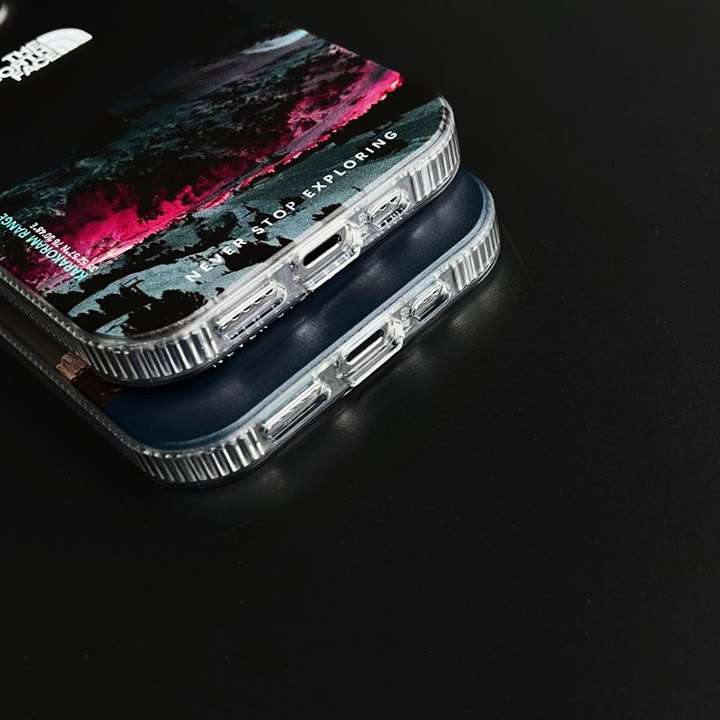 [アーバンアウトドア] マウンテン風 シリコン iPhoneケース / 衝撃吸収・メンズトレンド
