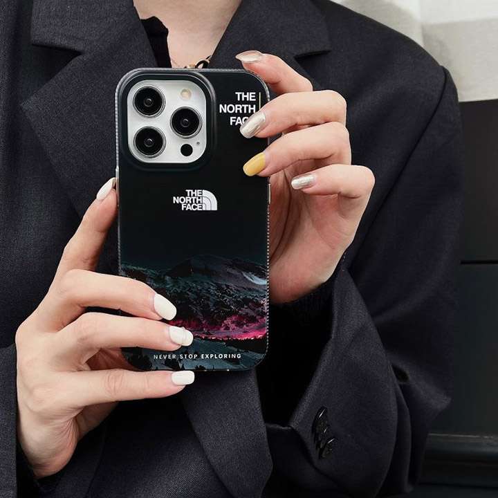 [アーバンアウトドア] マウンテン風 シリコン iPhoneケース / 衝撃吸収・メンズトレンド