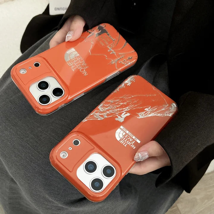 [アーバンアウトドア] オレンジカラー iPhoneケース / 耐衝撃・大人のお揃い