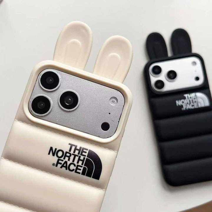 立体ダウン風 キツネ耳付き iPhone ケース ソフトシリコン製 耐衝撃保護 かわいいスタイル iPhone 各機種対応 大人可愛い 女性・高校生向け