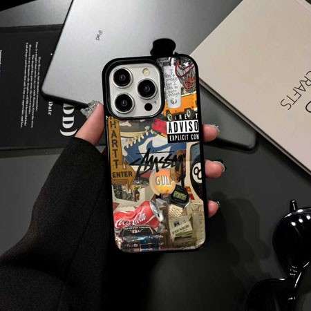 ダウンジャケットデザイン スマホ保護ケース 人気ブラック 8 ボールモチーフ｜iPhone 17 Pro Max/17/16/15 Plus 対応 男女兼用 ストリートファッションブランド ギャラクシー S26/S25 専用カバー