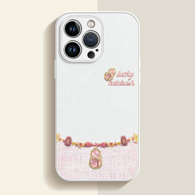 ラッキーひょうたん グリッタースマホケース 全 10 色 縁起柄 iPhone 対応