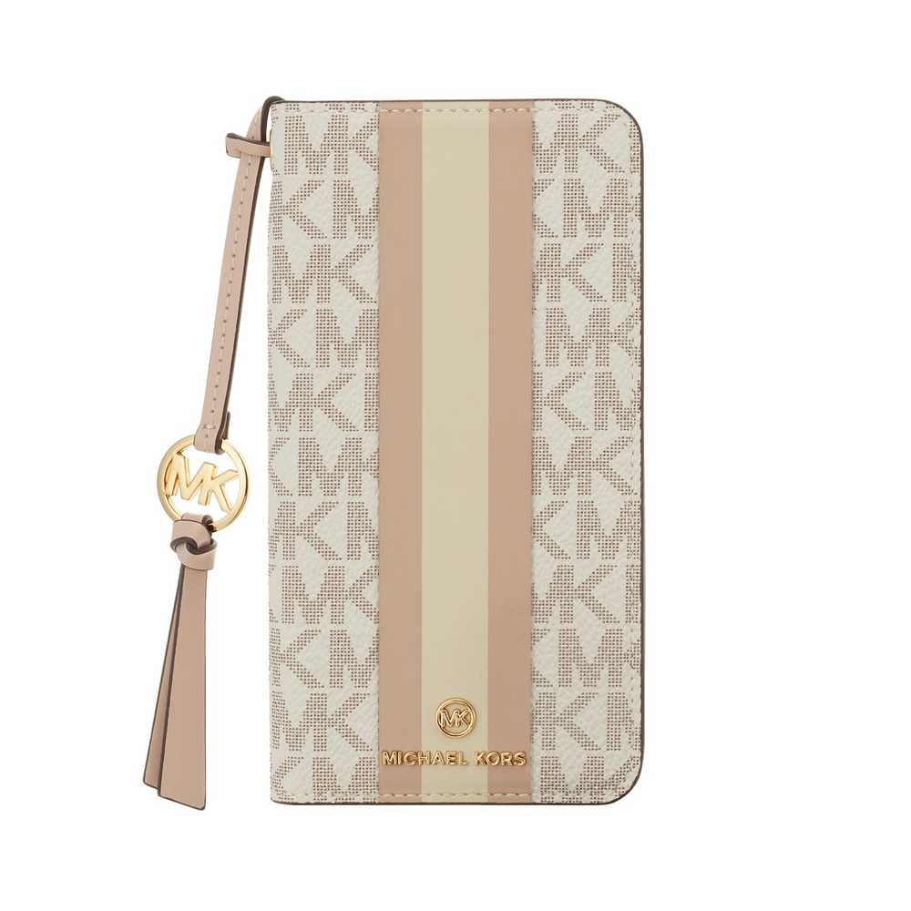 FOLIO CASE STRIPE WITH TASSEL CHARM 手帳型ケース