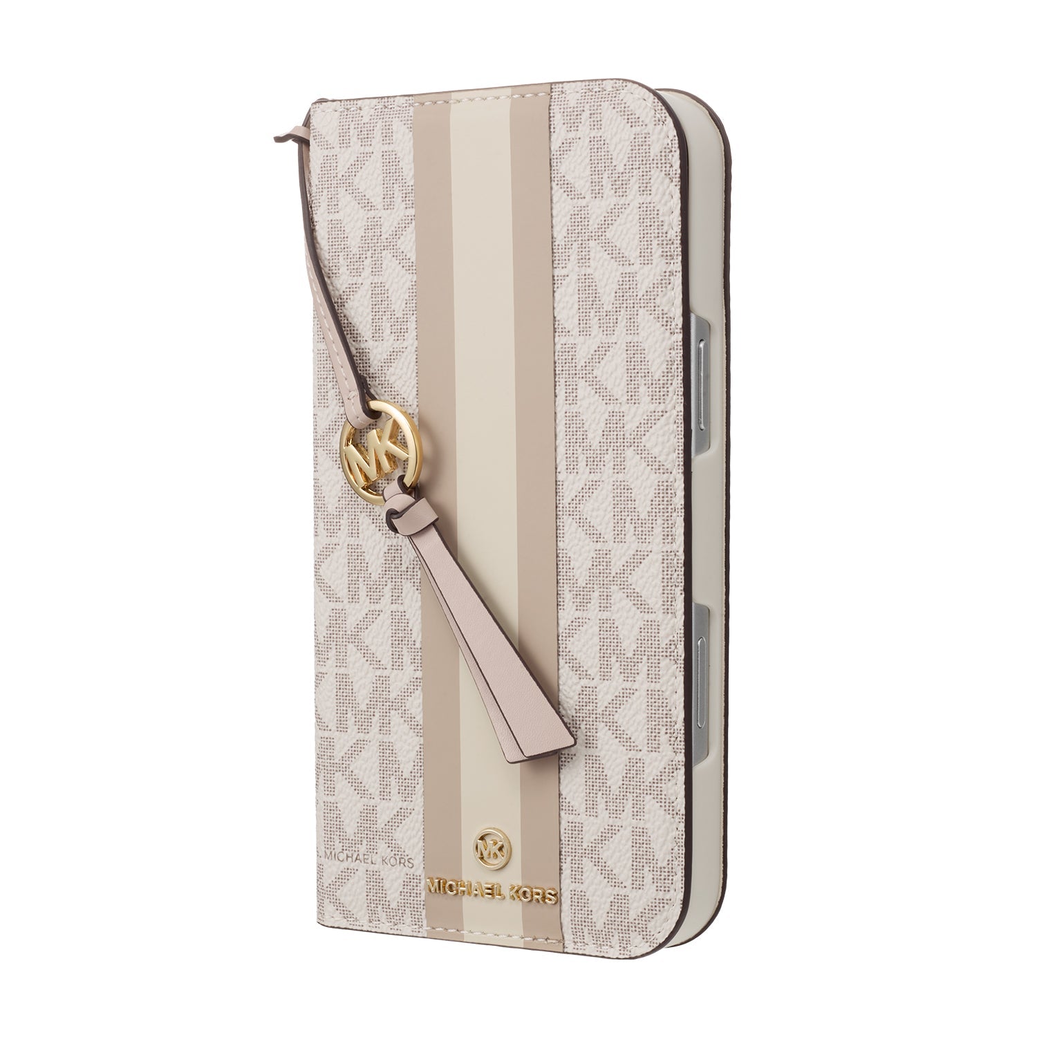 FOLIO CASE STRIPE WITH TASSEL CHARM 手帳型ケース