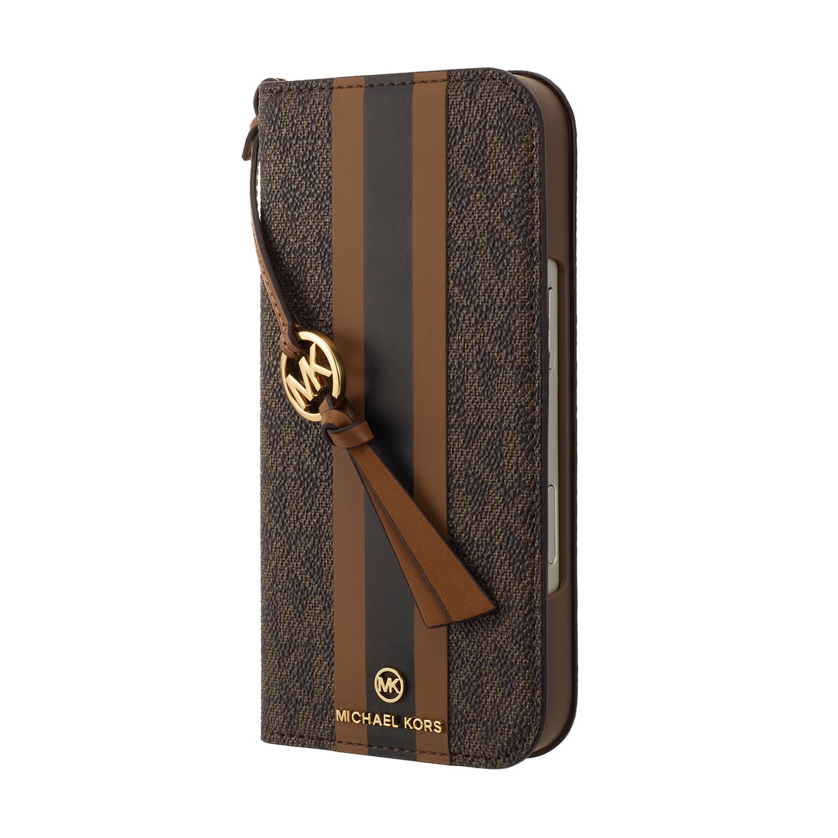 FOLIO CASE STRIPE WITH TASSEL CHARM 手帳型ケース