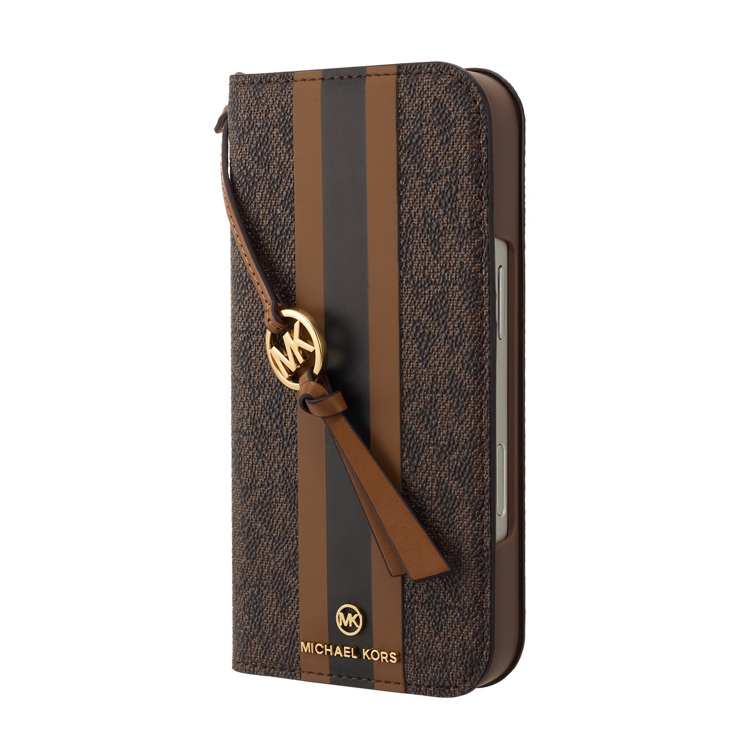 FOLIO CASE STRIPE WITH TASSEL CHARM 手帳型ケース