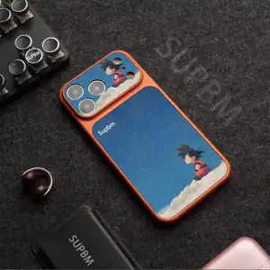 グラフィティボーイ 小羊皮スマホケース カラーブロッキング 全 5 色 iPhone17ProMax/16Pro/15Pro/12 対応