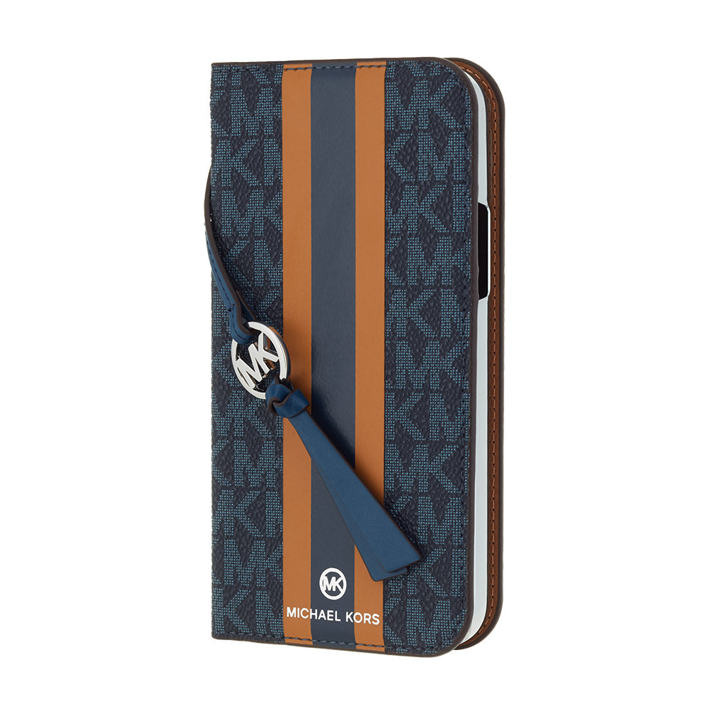FOLIO CASE STRIPE WITH TASSEL CHARM 手帳型ケース
