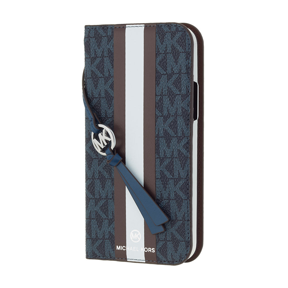 FOLIO CASE STRIPE WITH TASSEL CHARM 手帳型ケース