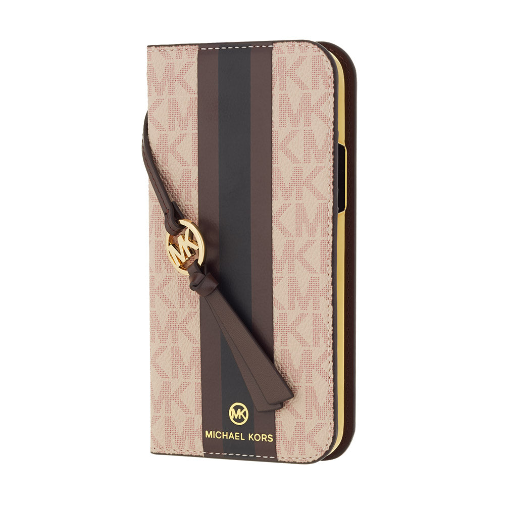 FOLIO CASE STRIPE WITH TASSEL CHARM 手帳型ケース