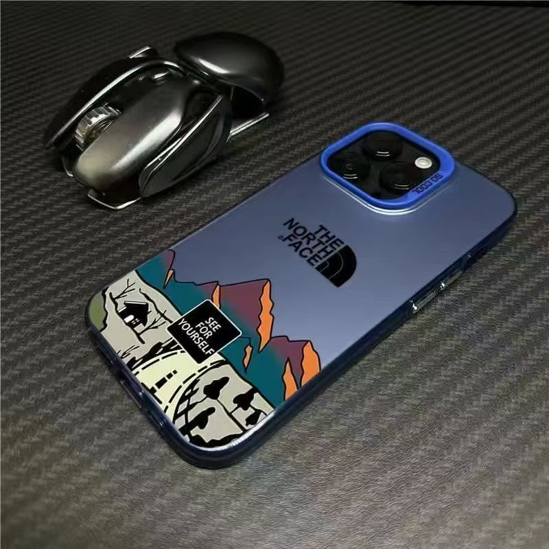 [西海岸スタイル] カリフォルニアロード風 PUレザー iPhoneケース / ヴィンテージ・ユニセックス