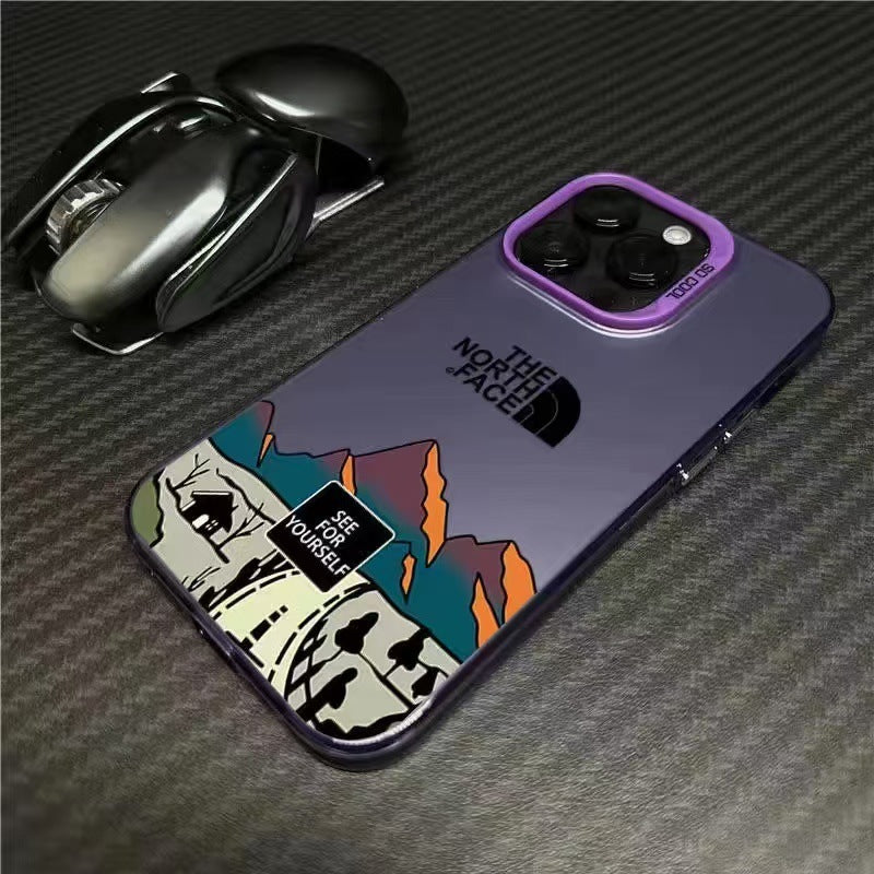 [西海岸スタイル] カリフォルニアロード風 PUレザー iPhoneケース / ヴィンテージ・ユニセックス
