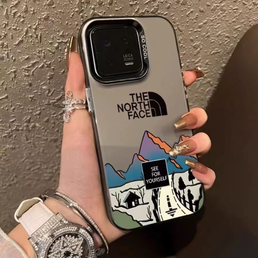 [西海岸スタイル] カリフォルニアロード風 PUレザー iPhoneケース / ヴィンテージ・ユニセックス