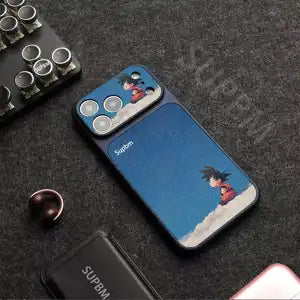 グラフィティボーイ 小羊皮スマホケース カラーブロッキング 全 5 色 iPhone17ProMax/16Pro/15Pro/12 対応