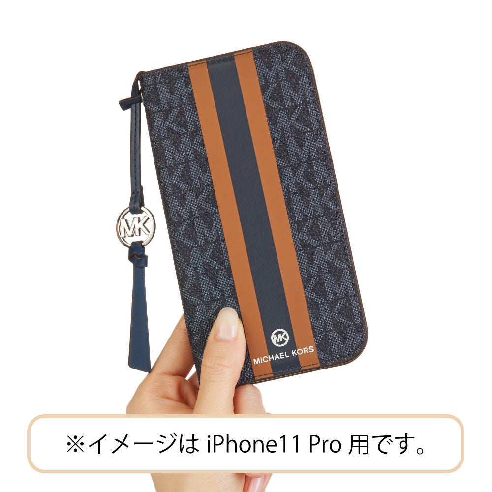 FOLIO CASE STRIPE WITH TASSEL CHARM 手帳型ケース
